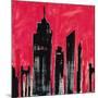 Red Cityscape-Paul Brent-Mounted Art Print