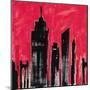 Red Cityscape-Paul Brent-Mounted Art Print