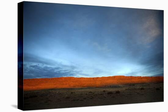 Red Cliff Blue Sky-Nish Nalbandian-Stretched Canvas