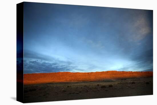 Red Cliff Blue Sky-Nish Nalbandian-Stretched Canvas