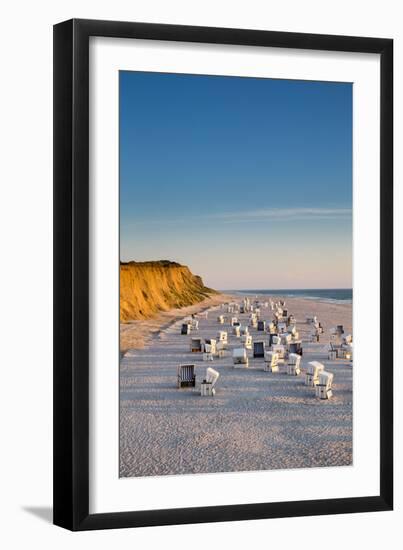 Red Cliff, Kampen, Sylt Island, Northern Frisia, Schleswig-Holstein, Germany-Sabine Lubenow-Framed Photographic Print