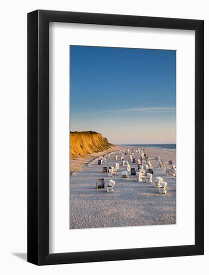 Red Cliff, Kampen, Sylt Island, Northern Frisia, Schleswig-Holstein, Germany-Sabine Lubenow-Framed Photographic Print