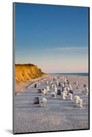 Red Cliff, Kampen, Sylt Island, Northern Frisia, Schleswig-Holstein, Germany-Sabine Lubenow-Mounted Photographic Print