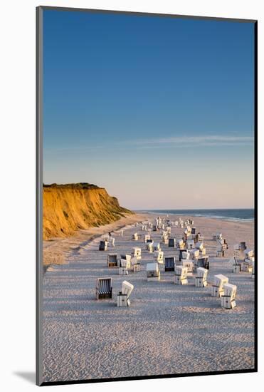 Red Cliff, Kampen, Sylt Island, Northern Frisia, Schleswig-Holstein, Germany-Sabine Lubenow-Mounted Photographic Print