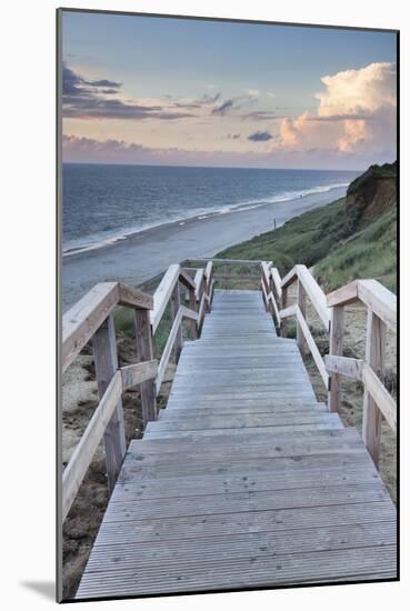 Red Cliff, Kampen, Sylt, North Frisian Islands, Nordfriesland, Schleswig Holstein, Germany, Europe-Markus Lange-Mounted Photographic Print