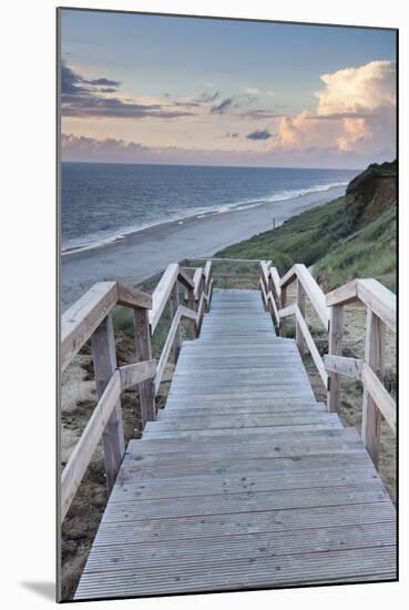 Red Cliff, Kampen, Sylt, North Frisian Islands, Nordfriesland, Schleswig Holstein, Germany, Europe-Markus Lange-Mounted Photographic Print