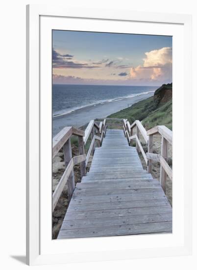 Red Cliff, Kampen, Sylt, North Frisian Islands, Nordfriesland, Schleswig Holstein, Germany, Europe-Markus Lange-Framed Photographic Print