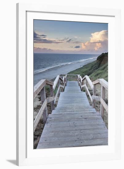 Red Cliff, Kampen, Sylt, North Frisian Islands, Nordfriesland, Schleswig Holstein, Germany, Europe-Markus Lange-Framed Photographic Print