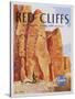 Red Cliffs Poster-null-Stretched Canvas