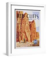 Red Cliffs Poster-null-Framed Giclee Print