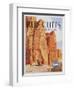 Red Cliffs Poster-null-Framed Giclee Print