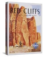 Red Cliffs Poster-null-Stretched Canvas