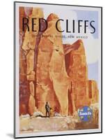 Red Cliffs Poster-null-Mounted Premium Giclee Print