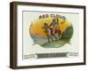 Red Cloud Brand Cigar Box Label-Lantern Press-Framed Art Print