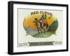 Red Cloud Brand Cigar Box Label-Lantern Press-Framed Art Print
