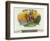 Red Cloud Brand Cigar Box Label-Lantern Press-Framed Art Print