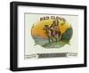 Red Cloud Brand Cigar Box Label-Lantern Press-Framed Art Print