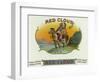 Red Cloud Brand Cigar Box Label-Lantern Press-Framed Art Print