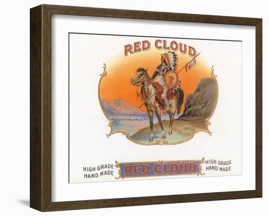 Red Cloud-null-Framed Giclee Print