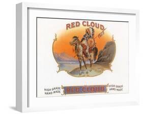 Red Cloud-null-Framed Giclee Print