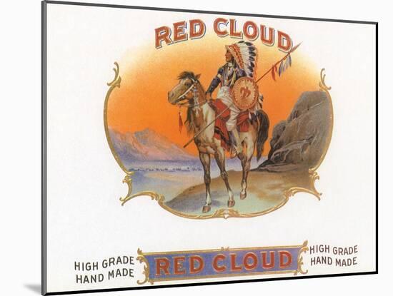 Red Cloud-null-Mounted Giclee Print