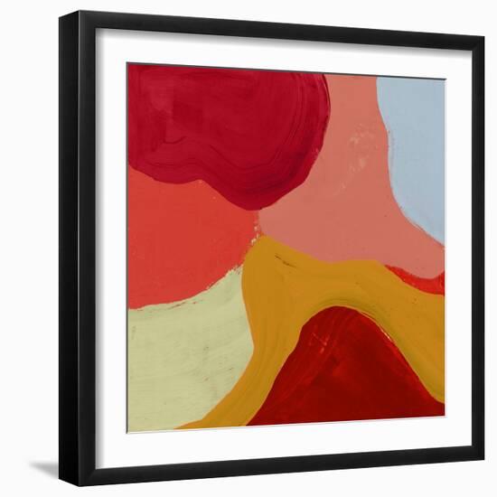 Red Clouds III-null-Framed Art Print