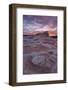 Red Clouds over Sandstone at Sunrise, White Pocket, Vermilion Cliffs National Monument-James Hager-Framed Photographic Print