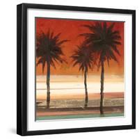 Red Coastal Palms II-Patricia Pinto-Framed Art Print