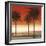 Red Coastal Palms II-Patricia Pinto-Framed Art Print