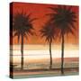 Red Coastal Palms II-Patricia Pinto-Stretched Canvas