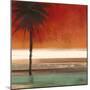 Red Coastal Palms Square II-Patricia Pinto-Mounted Art Print