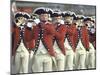 Red Coated Fifers of the US Army Marching in President Lyndon Johnson's Inaugural Parade-John Dominis-Mounted Premium Photographic Print