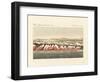 Red-Coloured Snow-null-Framed Premium Giclee Print