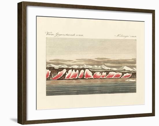 Red-Coloured Snow-null-Framed Giclee Print