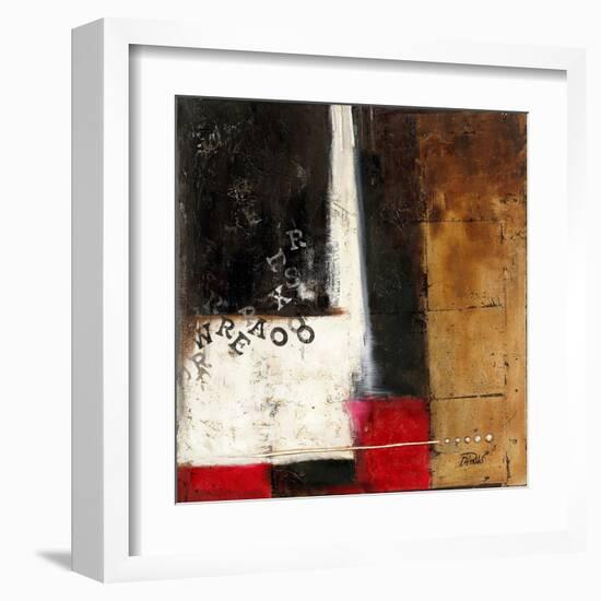 Red Contemporary IV-Patricia Pinto-Framed Art Print