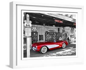 Red Corvette-Vadim Ratsenskiy-Framed Art Print