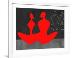 Red Couple 1-Felix Podgurski-Framed Art Print