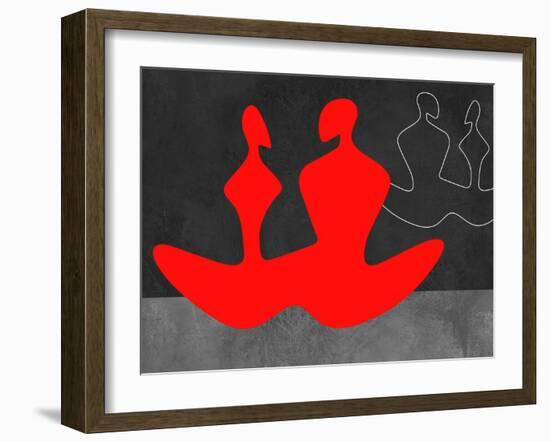 Red Couple 1-Felix Podgurski-Framed Art Print