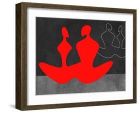 Red Couple 1-Felix Podgurski-Framed Art Print