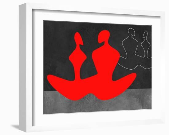 Red Couple 1-Felix Podgurski-Framed Art Print