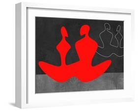 Red Couple 1-Felix Podgurski-Framed Art Print