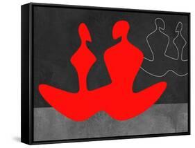 Red Couple 1-Felix Podgurski-Framed Stretched Canvas