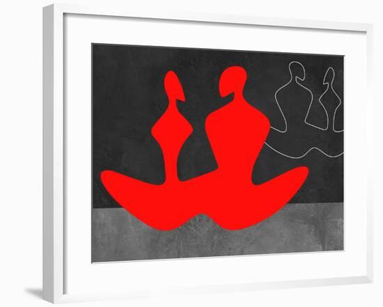 Red Couple 1-Felix Podgurski-Framed Art Print