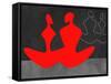 Red Couple 1-Felix Podgurski-Framed Stretched Canvas