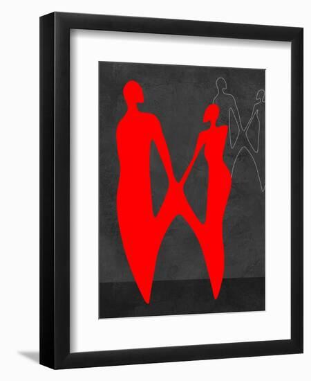 Red Couple 2-Felix Podgurski-Framed Art Print