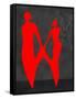 Red Couple 2-Felix Podgurski-Framed Stretched Canvas