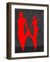 Red Couple 2-Felix Podgurski-Framed Art Print