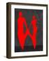 Red Couple 2-Felix Podgurski-Framed Art Print