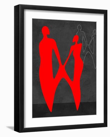 Red Couple 2-Felix Podgurski-Framed Art Print