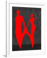 Red Couple 2-Felix Podgurski-Framed Art Print